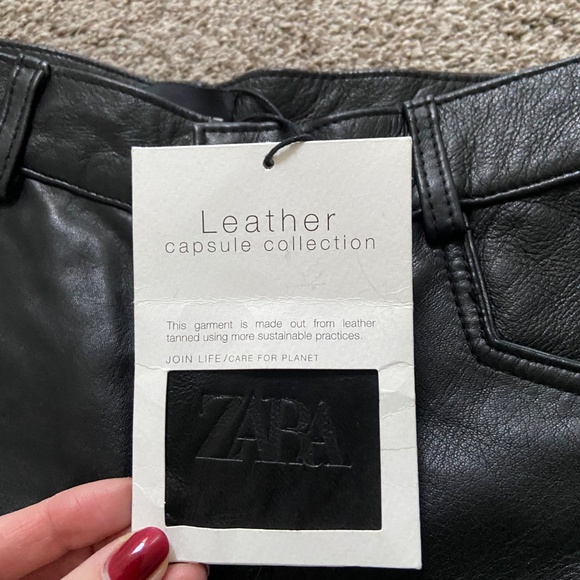 Zara leather pants - Picture 3 of 4